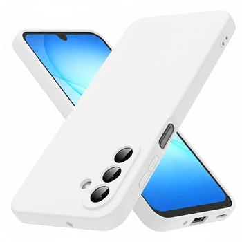 Чехол Fiji Full Soft Premium для Samsung Galaxy A26 5G (A266) противоударный бампер с микрофиброй White