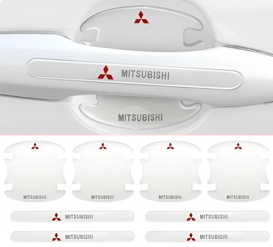 Захисні силіконові накладки на ручки авто Mitsubishi