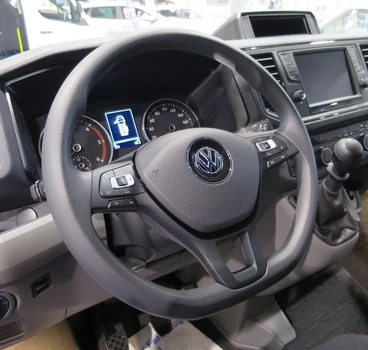Чохол на кермо VW Crafter 2017-2024 мультіруль (шкіра/перфорація) №79