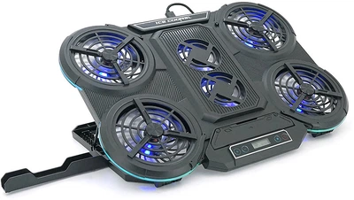 Охлаждающая подставка для ноутбука IceCoorel Q5 Black (YT44045)