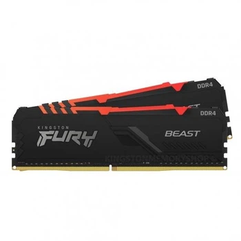 Модуль пам'яті для комп'ютера Kingston Fury (ex.HyperX) DDR5 16GB (2x8GB) 3600 MHz Beast RGB (KF436C17BB2AK2/16)