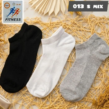 Шкарпетки жіночі укорочені літні з сіткою 013S Mix, 36-40р. Набір з 6 пар, мікс