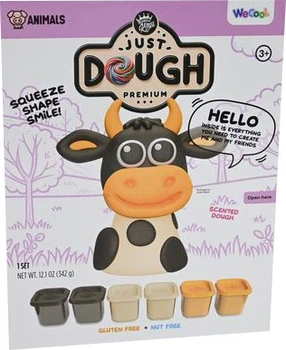 Zestaw kreatywny WeCool Just Dough: Krowa 1134122 (5056577766790)