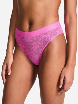 Трусики-бразиліана жіночі Victoria's Secret 27011757 S Рожеві (283789979582)