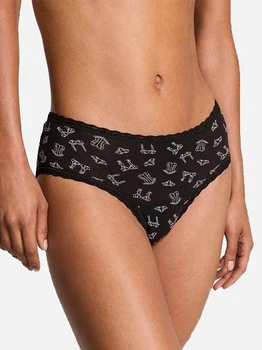 Трусики бразилиана женские хлопковые Victoria's Secret 27109388 XS Черные (26512788971)