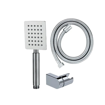 Душовий набір MIXXUS SHOWER SET-02.SUS з нерж. сталі SUS304 (шланг, лійка, кронштейн) (Колір нерж) (MI6157)