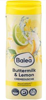 Крем-гель для душу з ароматом пахти та лимона Balea Buttermilk & Lemon, 300 мл