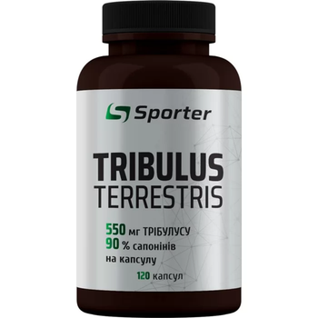 Трибулус террестрис Sporter Tribulus Terrestris 550mg 120 капсул в упаковці (VMD-1207455)