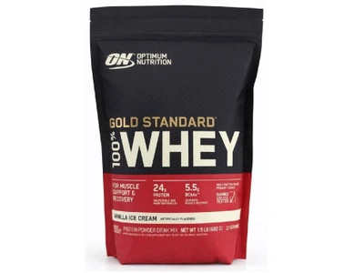 Протеїн Optimum Nutrition 100% Whey Gold Standard 682 грамів Смак Ванільне морозиво
