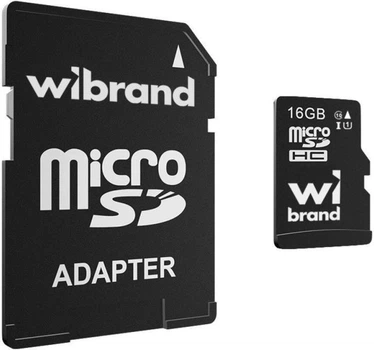 MicroSDHC Wibrand 16 GB microSD UHS-I Class 10 (WICDHU1/16GB-A)