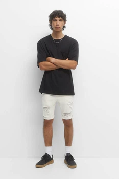 Шорти Pull & Bear молочний NBNAP668 40