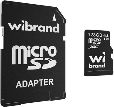MicroSDXC Wibrand 128 GB mictoSD UHS-I U3 Class 10 (WICDHU3/128GB-A)