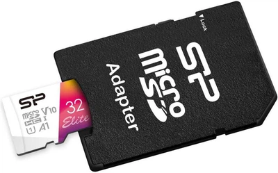 MicroSDHC Silicon Power 32 GB microSDHC Elite (SP032GBSTHBV1V20SP)