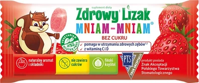 Lizak na patyku Starpharma Mniam Mniam 6g Truskawka (5907763674002)