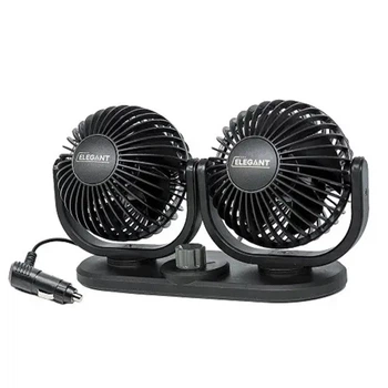 Вентилятор Elegant подвійний обертовий 12 V (EL 101 552)
