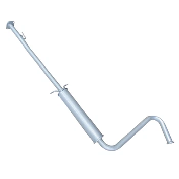 Резонатор ТМК Daewoo Sens 1.3 (без катал.) под хомут евро-3 черный металл, закатный оригинал (273)