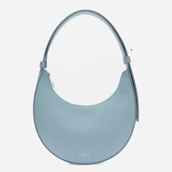 Сумка жіноча з натуральної шкіри маленька Furla WE00649AX0733CDZ001007 Синя (800070358003)