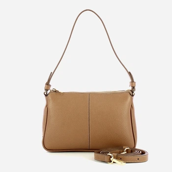Torebka crossbody damska skórzana IUNTOO 13186-2AM Brązowa (800070358115)