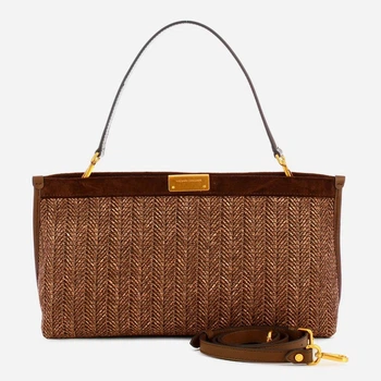 Сумка крос-боді через плече жіноча середня Gianni Chiarini BS-12245/COMM-PGLSPG-13840 Коричнева (800070354409)