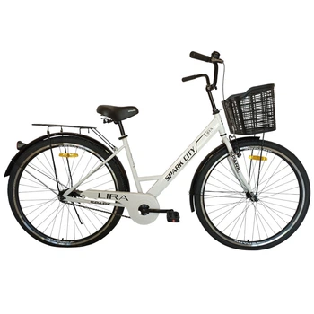 Велосипед SPARK CITY LIRA 28`` ст18 жв с корзиной молочный