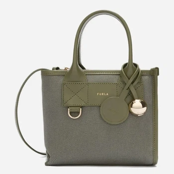 Torebka crossbody damska materiałowa Furla WB02068BX20934555S1007 Zielona (800070358015)