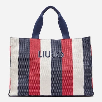 Torebka shopper damska materiałowa Liu Jo 2A6026T2176-94111 Niebieska (800070353919)