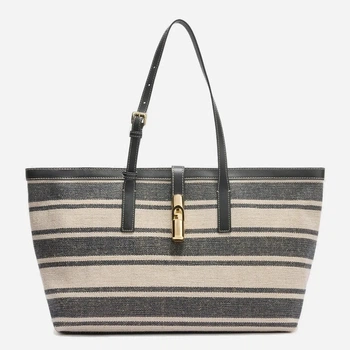 Torebka shopper damska materiałowa Furla WB02007BX43534296S1007 Szara (800070358035)