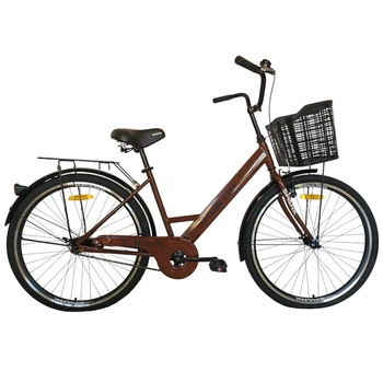Велосипед SPARK CITY LIRA 26 ``ст17 жв з корзиною коричневий
