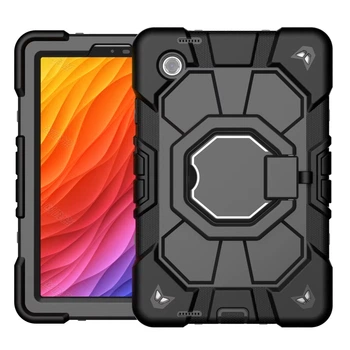 Противоударный чехол Shockprof Hybrid 360° Stand на Samsung Galaxy Tab A11 8.7" (LTE 4G SM-X135 / Wi-Fi SM-X130) Чёрный