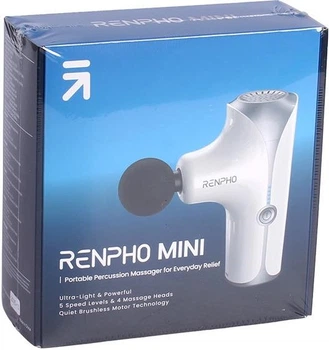 Массажер перкуссионный RENPHO Mini PEU-RP-GM173-WH