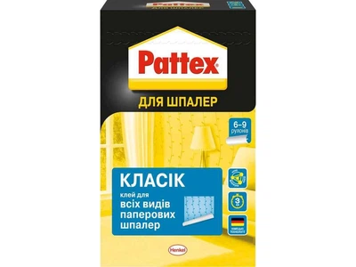 Клей для шпалер PATTEX 190г "Класік" ( 6-9 рул.) для всіх видів шпалер