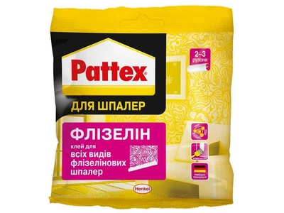 Клей для шпалер PATTEX 95г "Флізелін" (2-3 рул.) для всіх видів флізелінових шпалер