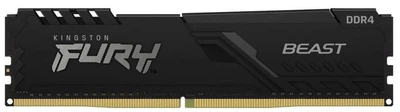 Пам'ять для настільних комп'ютерів Kingston FURY 16 GB DDR4 3600 MHz Beast Чорний (KF436C18BB/16)