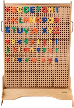 Zestaw liter Masterkidz Alfabet do paneli sciennych Stem 122 elementy ME30412 (6955920030412)