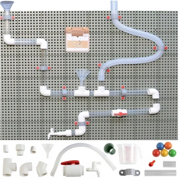 Zestaw systemy rur Masterkidz dla tablicy Stem 84 elementy ME33666 (6955920033666)