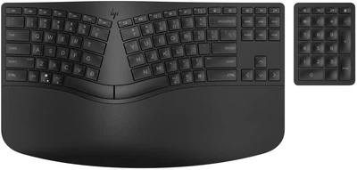 Комплект (клавіатура, Numpad) HP 960 Ergonomic Wireless Чорний (7E755AA)