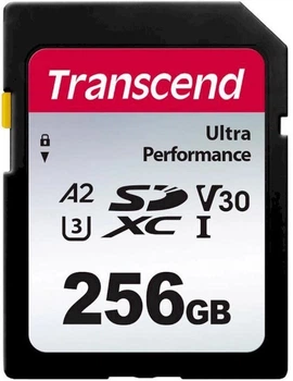 Карта пам'яті Transcend 256 GB SDXC UHS-I U3 A2 (TS256GSDC340S)