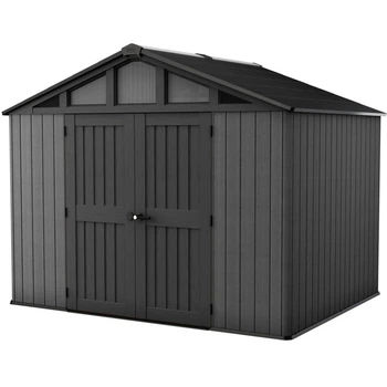 Садовий пластиковий будиночок Keter Stronghold Shed 10x8 Grey 260742