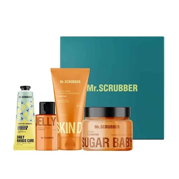 Подарочный набор уходовой косметики Mr Scrubber Orange Care для лица и тела