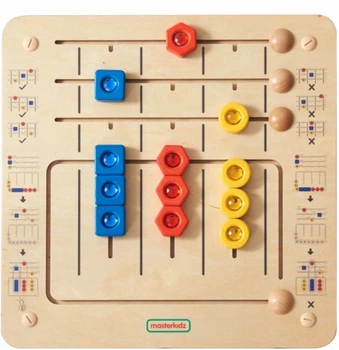 Доска-пазл Masterkidz Montessori с сортировкой алмазов ME25067 (6955920025067)