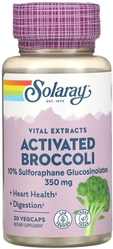 Броколі Solaray Broccoli 350 мг 30 вегетаріанських капсул (SOR-28246)