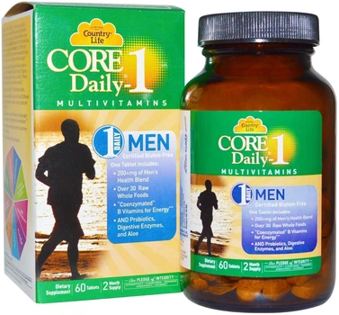 Мультивітаміни для чоловіків Country Life Multivitamins 60 таблеток (CLF-08190)