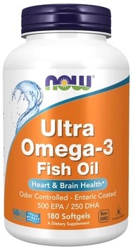 Омега-3 Now (Now Foods) Ultra Omega-3 180 капсул (NOW-01662)