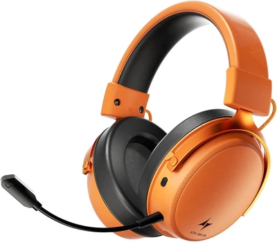 Ігрові бездротові навушники ATK Neptune N9 Ultra Sltellar Orange, 2.4 GHz/Bluetooth/USB, 1500 мА·год, 270г.