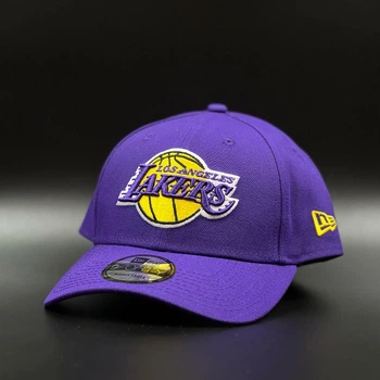 Фиолетовая кепка New Era 9FORTY NBA Los Angeles Lakers 11405605 бейсболка