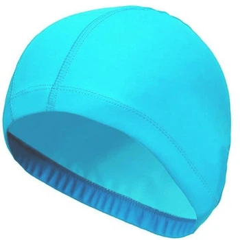 Шапочка для плавания универсальная тканевая Newt Fabric Синяя (NE-SP-SW02B)