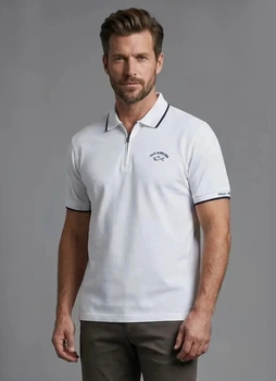 Поло чоловіче Paul & Shark Zipper Polo PSL-16012WT 2XL
