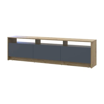 Тумба ТВ Doros U3 Дуб Артизан/Графит ДСП 180х33х43 (DRS-011902)