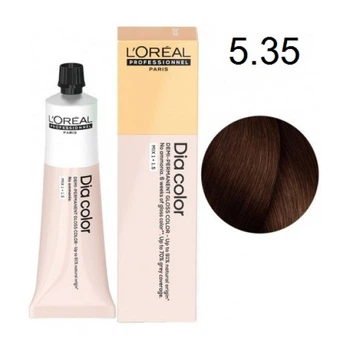 Краска L'Oreal Professionnel Dia Color (Gold & Copper & Red Series) - 5.35 Светлый каштановый золотистий красное дерево-60мл.