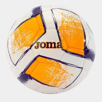 М'яч футбольний Joma DALI II розмір 4, біло-оранжевий
